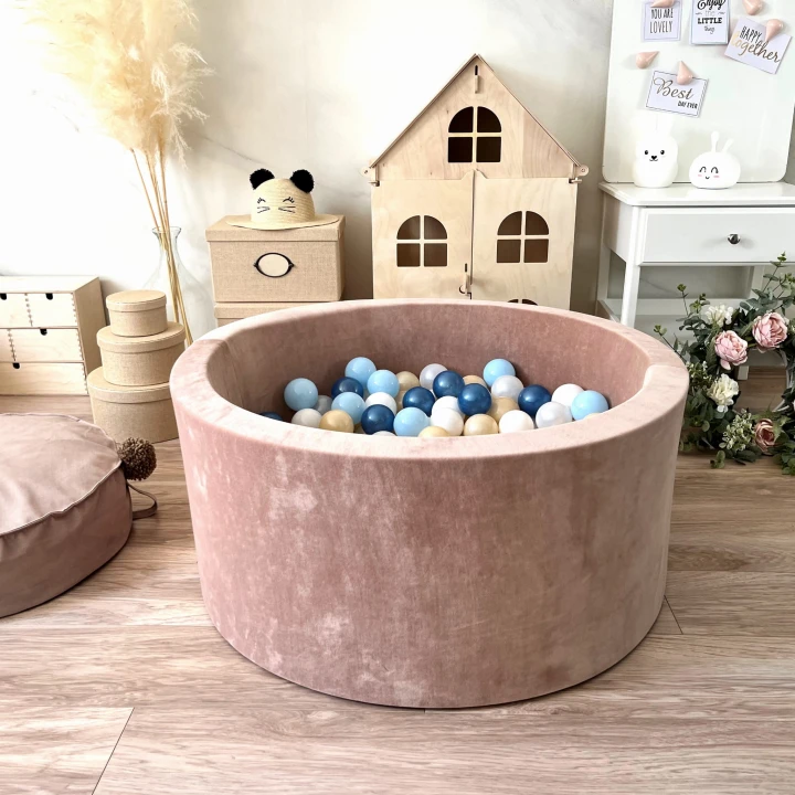 set - ballpit40x90 - Velvet Beige - white, pearl, metallic beige, azure, metallic navy.jpeg