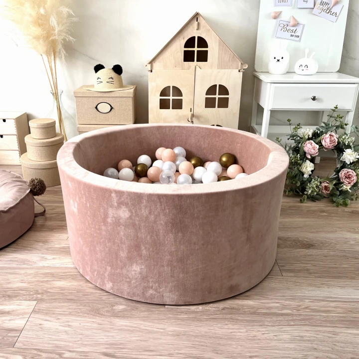 set - ballpit40x90 - Velvet Beige - white, pearl, transparent, beige, gold.jpeg