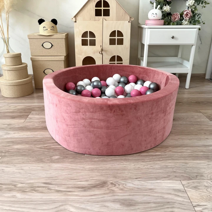 set -ballpit30x90 - Velvet Dirty Pink - white, silver, dirty pink.jpeg