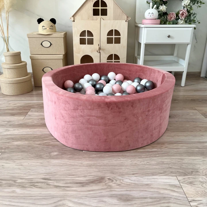 set -ballpit30x90 - Velvet Dirty Pink - white, silver, powder pink.jpeg