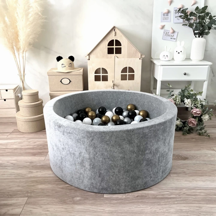 set - ballpit40x90 - Velvet Grey Melange - white, pearl, gold, black.jpeg