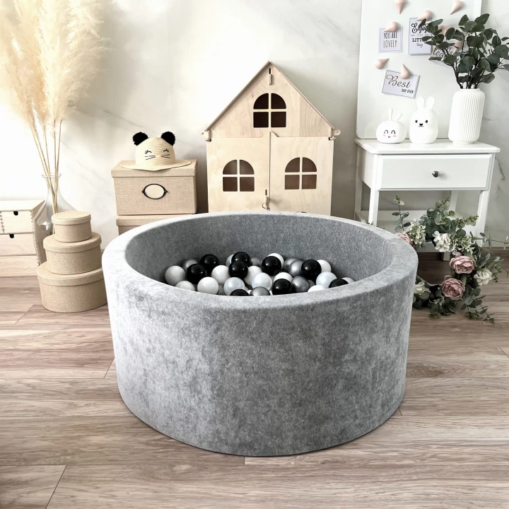 set - ballpit40x90 - Velvet Grey Melange - white, pearl, silver, black.jpeg