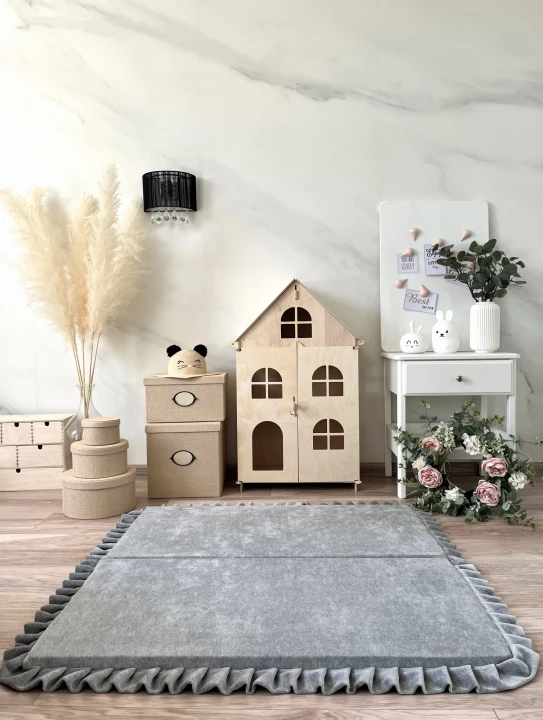 Velvet foldabe  playmats grey melange-square 1.jpeg