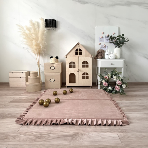 Velvet foldabe  playmats beige-square 1.jpeg