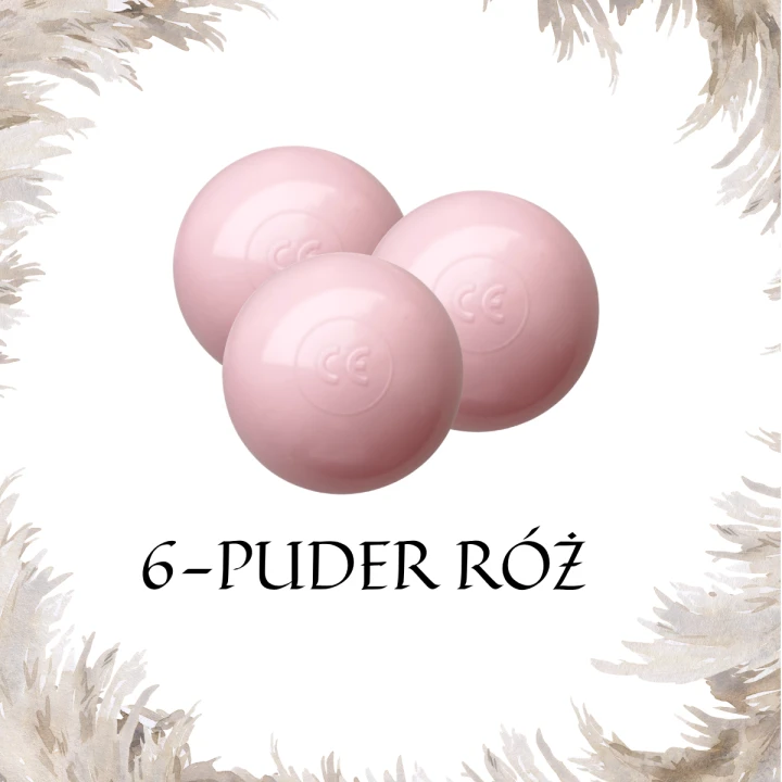 Piłeczki - Puder róż