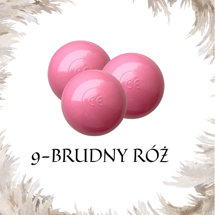 Piłeczki - Brudny róż