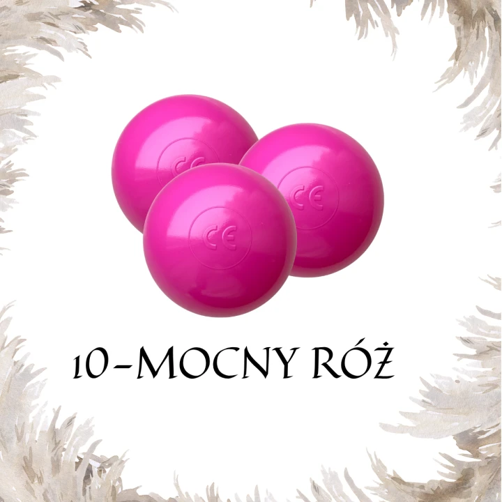 Piłeczki - Mocny róż