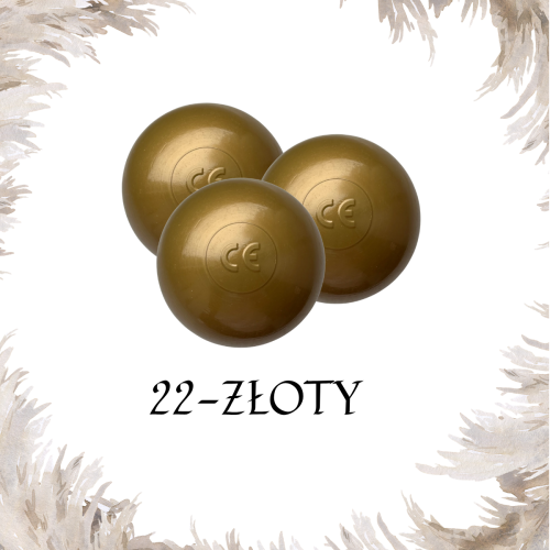 Piłeczki - złoty
