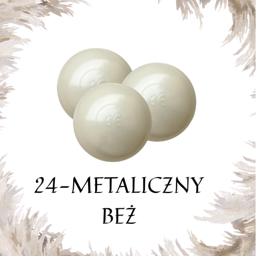 Piłeczki - Metaliczny beż