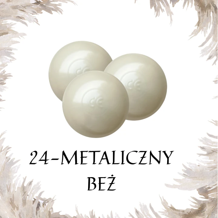 Piłeczki - Metaliczny beż