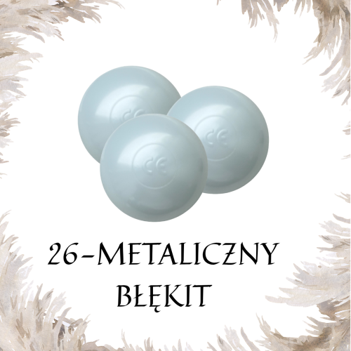 Piłeczki - Metaliczny błękit