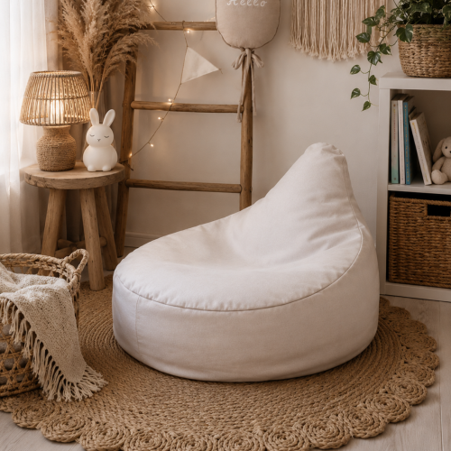 Pufa krem boho