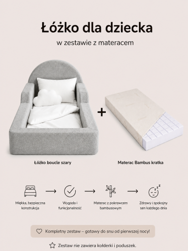 łóżko boucle szara + materac bambus kratka.png