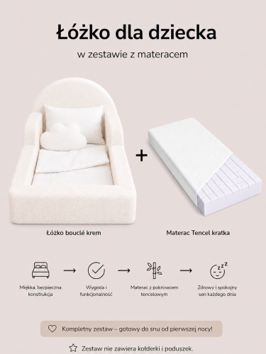 łóżko boucle krem + materac tencel kratka.png