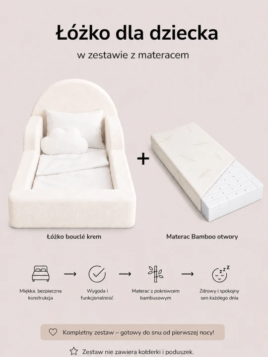 łóżko boucle krem + materac bambus otwory.png