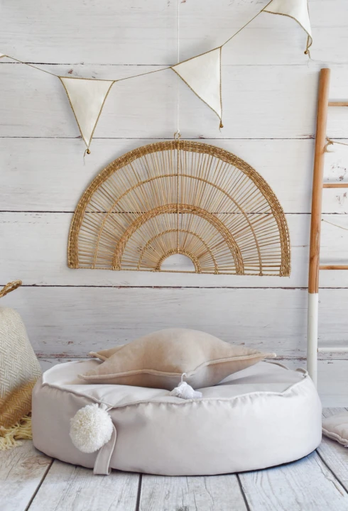 pufa worek kremowa dla dziecka boho.jpeg